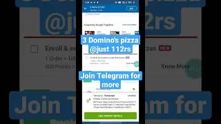 Thumbnail: 3 Pizza @₹112 guaranteed| Domino's Pizza offer #dominospizzaoffer #ytshorts #shorts  #offers #pizza