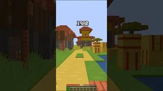 Thumbnail: Evolusi Minecraft 1980 - 2050, favorite kalian taun berapa? #minecraft #minecrafindonesia #shorts