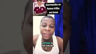 Thumbnail: Garnacho to Aston Villa on loan #transfernewstoday #chelsea #garnacho #astonvila #goviral