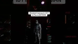 Thumbnail: Playing Cyberpunk 2077 as Batman With Mods on PC! 🦇🔥🌃 #cyberpunk2077 #batman