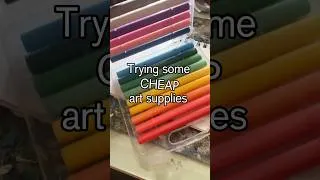 Thumbnail: Are cheap art supplies worth it? #art #sketchbook #cheap