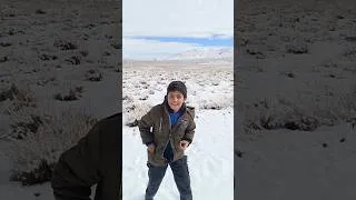 Thumbnail: A great snowy day with Uncle Hassan and Wolf's footprints
