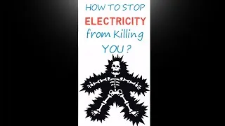 Thumbnail: How to stop electricity from killing you ! [Electrical Safety Tip #shorts]