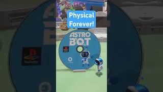 Thumbnail: Astro Bot LOVES Physical Media #shorts #gaming #astrobot #playstation #ps5 #sony