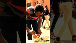 Thumbnail: EATING FOOD CHALLENGE IN PUBLIC #food #eating #funny