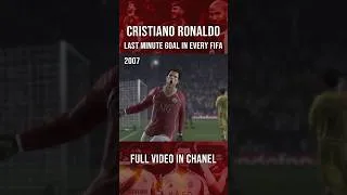 Thumbnail: Ronaldo Last Minute Goal In Every FIFA