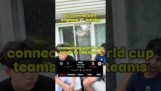 Thumbnail: Connecting World Cup teams to NBA teams! #worldcup #nba #downthestretch #football