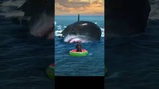 Thumbnail: Dachshund Eaten by Shark: Front Exit or Back? 🦈  #dachshund #funny #cute