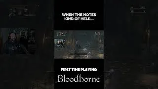 Thumbnail: When you read the notes, but you’re a noob #gaming #bloodborne #relatable  #streamer