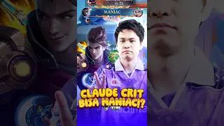 Thumbnail: CLAUDE CRITICAL MANIAC LAWAN HERO HERO KEROPOS ! #shorts #tuturuuu #clips #mlbb #gameplay #montage