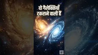 Thumbnail: दो गैलेक्सियाँ टकराने वाली हैं #shorts
