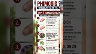 Thumbnail: Best medicines for Phimosis in homeopathy #viralshorts #viralvideos #trendingshorts