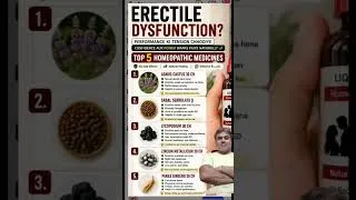 Thumbnail: Top medicines for Erectile dysfunction in homeopathy #trendingshorts #viralvideo #new