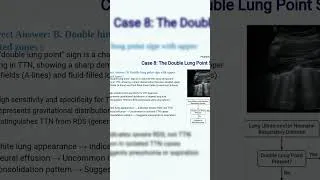 Thumbnail: Neonatal Lung Ultrasound: Double Lung Point Sign Quiz | Pediatric Case Review