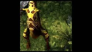 Thumbnail: Carnotaurus Frog laughing Animation v1 #carnotaurus #frog #frogmemes #laugh #dinosaur