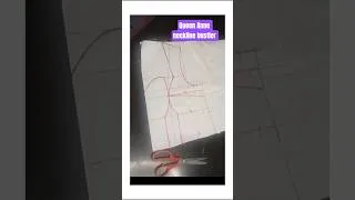 Thumbnail: How to cut a stylish queen anne neckline bustier #viralvideo  #shorts