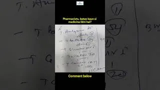 Thumbnail: Pharmacists batao kaun si medicine hai Final Edited