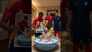 Thumbnail: Lamine Yamal Pranks Tiny Messi With a Fake World Cup 2026 Trophy 😂🏆 #Shorts #ronaldo #messi