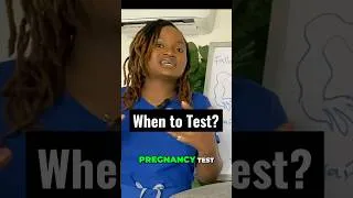 Thumbnail: Best Time to Do a Pregnancy Test? #hcg #conception #fertility