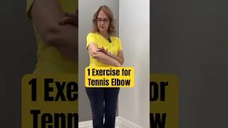 Thumbnail: Relieve Tennis Elbow With This Simple Move #physicaltherapy #stretches #elbowpain