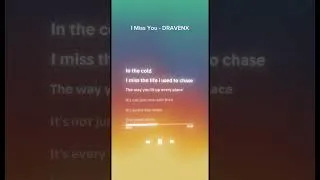 Thumbnail: I Miss You Lyrics inspired by Ed Sheeran | DRAVENX Sad Lyrics | Who Do You Miss?