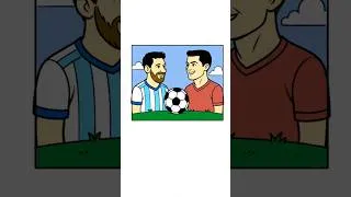 Thumbnail: messi and ronaldo together 😍🤩#short #football #messi #ronaldo