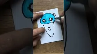 Thumbnail: Draw a Cute Cone Ice Cream #drawing #art#shortvideo #tutorial #drawcutethings