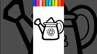 Thumbnail: Watering Can Drawing || How to Draw A Watering Can | #drawing