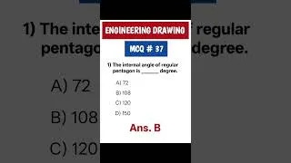 Thumbnail: Engineering drawing mcq question 37 #shorts #youtubeshorts #shortsvideo #mcq