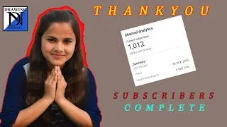 Thumbnail: Thankyou so much complate 1000 Subscribes | complate 1k subscribers drawingneelu #Shorts