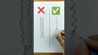 Thumbnail: how to draw braids #shorts