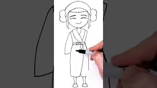 Thumbnail: Drawing Zoey Couch! Couch! KPop Demon Hunters #zoeykpdh #drawsocute #howtodraw #kpdhart #kpopgirl