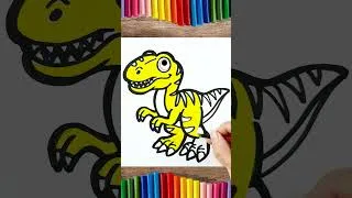 Thumbnail: #shorts How to draw a Dinosaur