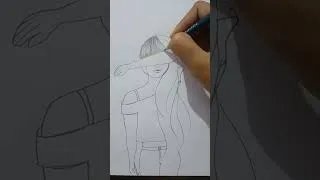 Thumbnail: Girl drawing sketch #youtubeshorts #girlsketchdrawing #trendingshorts