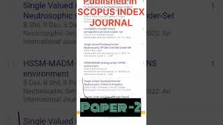 Thumbnail: Research Paper Published in Scopus Index Journal |2024|#Motivation|for  Ph.D Scholar| 🤟🤟🤟🤟 #success