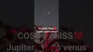 Thumbnail: #cosmic kiss #Jupiter and Venus