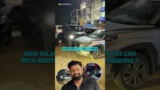 Thumbnail: Rajat Dalal Lost His Cool & Hit Another Car? 😳 #rajatdalal