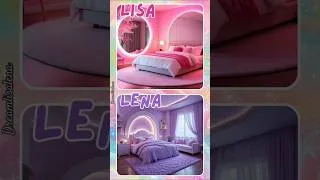 Thumbnail: Lisa or Lena  💖 Pink vs Purple 💟 #lisa​ #lena​ #lisaorlena​ #viral​ #trending​