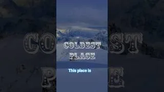 Thumbnail: 👉 This Place Freezes Your Breath 🧊 😳 #didyouknow #shorts #earthfacts #extremeearth #southpole