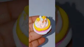 Thumbnail: DIY cake using clay #youtubeshorts #claycraft