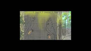 Thumbnail: Sketch - line art - final animation 3 #shorts