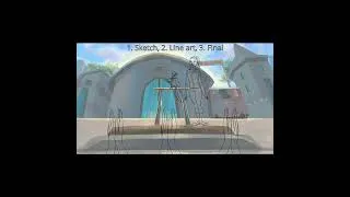 Thumbnail: Sketch - line art - final animation 2 #shorts