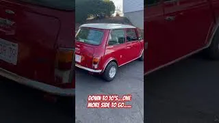 Thumbnail: 10” wheels on the mini #classiccars #britishcar #10inch #rims #jdm #minicooper #minicar