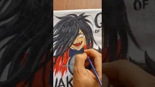 Thumbnail: Can I Paint Madara on my T-shirt ?👕 ✨️ #Drew