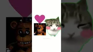 Thumbnail: Which FNAF character is my cat's favorite? 🐱 #fnaf #shorts