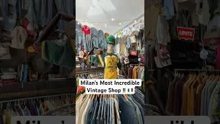 Thumbnail: The Best Vintage Shop in Milan 🇮🇹#milanfashion #travelitaly #fashionguide #shoppingguide