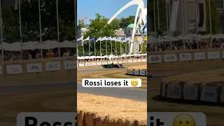 Thumbnail: Valentino Rossi nearly wrecks at Goodwood