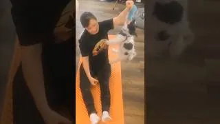 Thumbnail: Working out with my dog is the best 💪