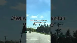 Thumbnail: Always, ALWAYS look. Drivers can be so unpredictable these days. #safedeiving #defensivedriving