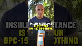 Thumbnail: Insulin Resistance Blocks BPC-157 #healthoptimization #metabolicflexibility